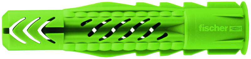 Plugs Grøn, universal med krave, 10 x 60mm, á 20 stk
