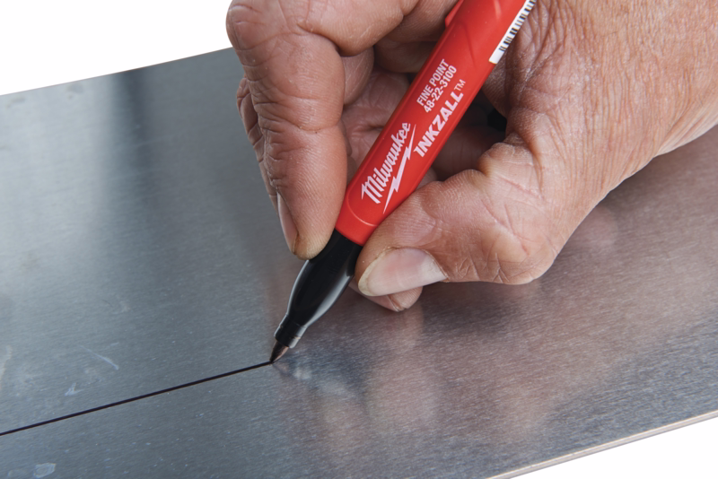 Tusch Permanent markerspids blå, rød, grøn, sort 1mm