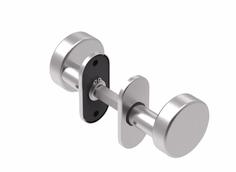 Knopdørgreb RS Ø50 forsat u/roset 40-65 7085.00AB