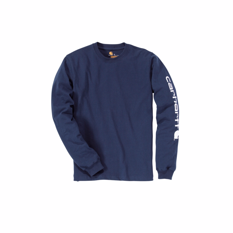 T-shirt Sleeve Logo Navy Str. S