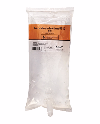 Hånddesinfektion 85% gel, 1 L