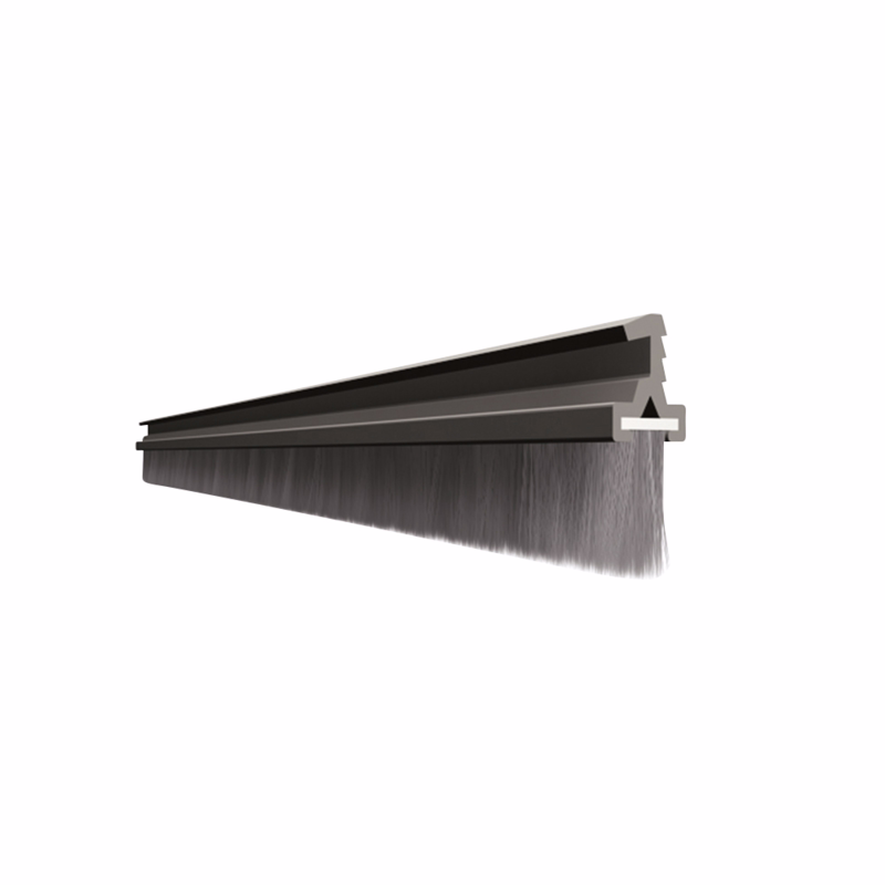 Tætningsliste grå DX908, børste, indnot. á 2,1 mtr