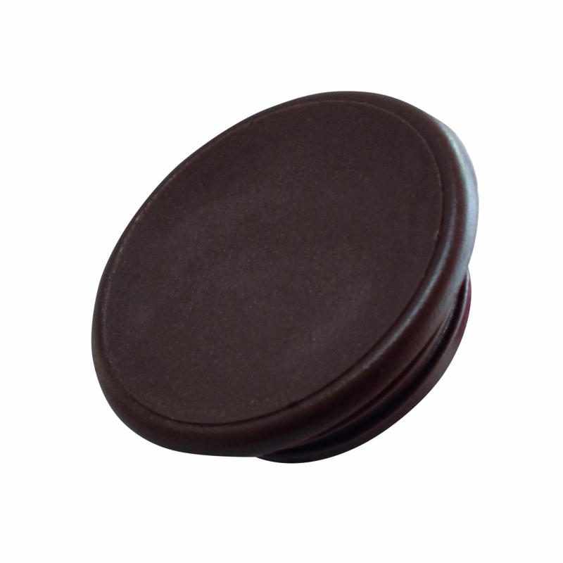 Dækprop m/riller 14mm brun á 100 stk