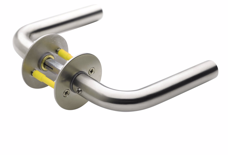 Dørgreb RS L-form Ø18 massiv cc38, 40-65 7021.05AB