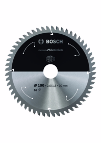 Bosch - Rundsavklinge ACCU STD 190X30mm Z56 Alu