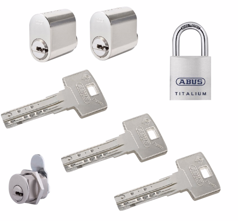 Cylindersæt 2Xoval+postkasse+hængelås rsl Bravus