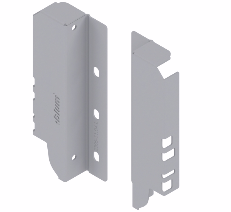 Bagstykkeholdere t/træ Tandembox+ M-højde H:68mm