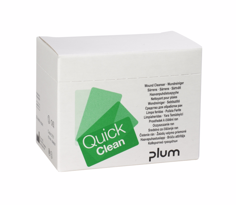 Sårrenseserviet QuickClean  pk á 20 stk