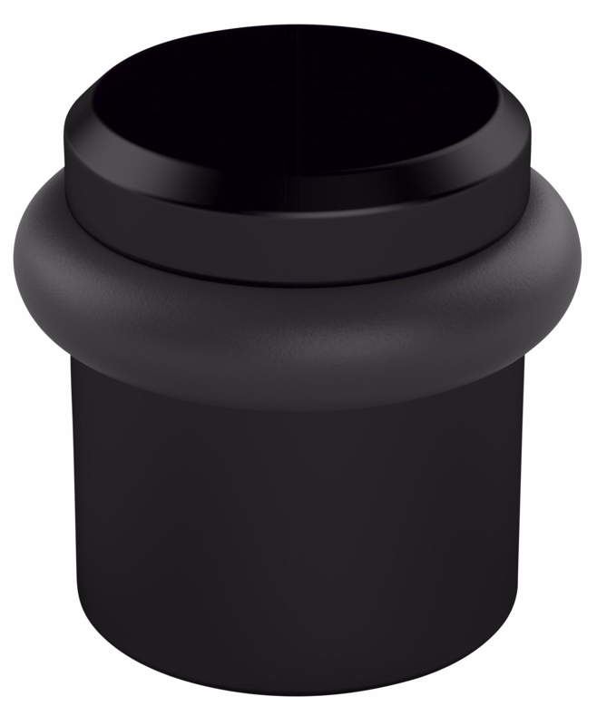 Dørstop alu sort Ø39x36mm 4735-18