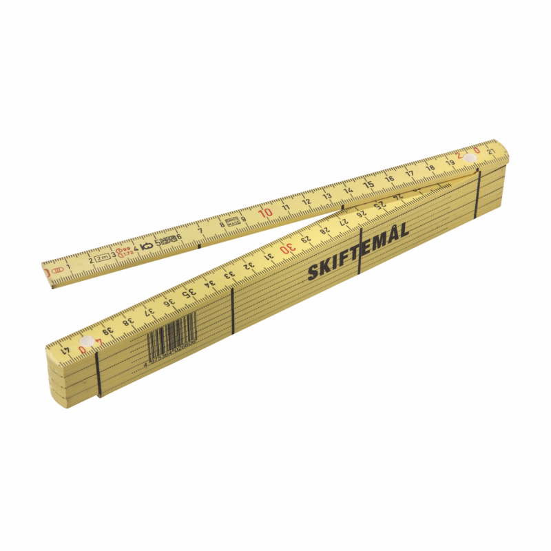 Tommestok glasfiber skiftemål 10 led 2 m