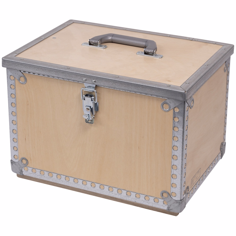 Værktøjskasse træ 380x275x250mm