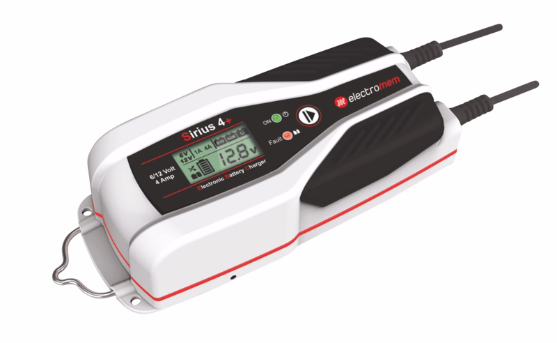 Batterilader Sirius 4+ 6/12V 4A