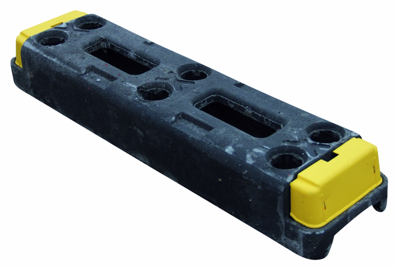 Gummi fod til byggepladshegn