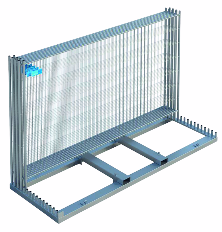 Transportcontainer til byggepladshegn