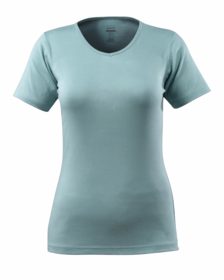 Mascot - T-shirt V-hals Dame Nice Støvet Turkis