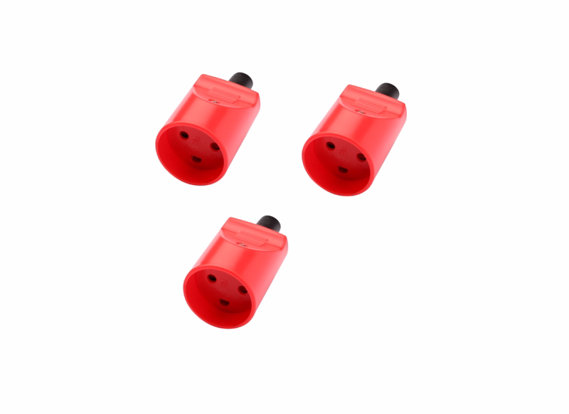 Forlængerled, slagfast m/jord, 3 stk