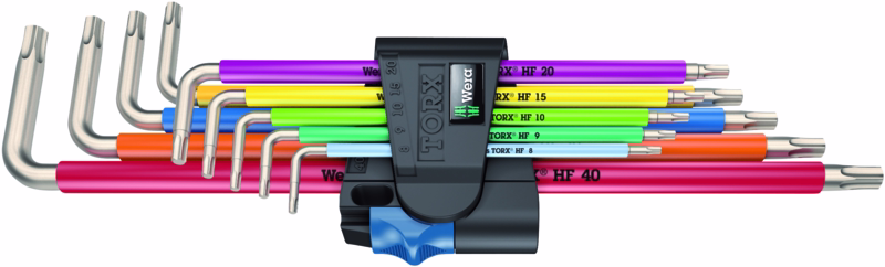 Torxnøglesæt 3967/9 TX SXL Multicolour HF Stainless 1