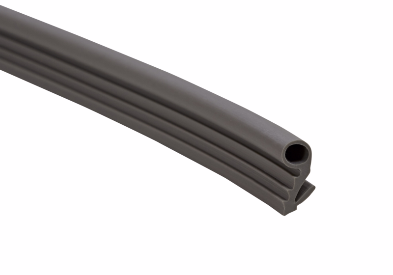 Tætningsliste grå VB62 til 3mm not, 6 m