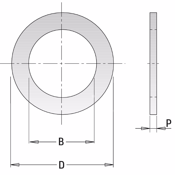 Bøsning 30x1,4x25