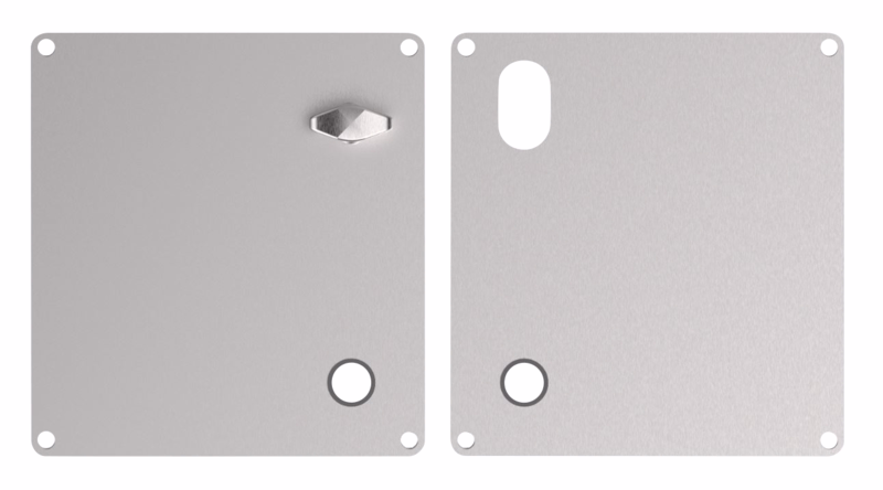 Faconskilte RS 172x160x2mm vrider/cyl H cc105mm 7385.01