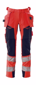 Mascot - Arbejdsbuks Hi-viz 19031 rød/mørk marine
