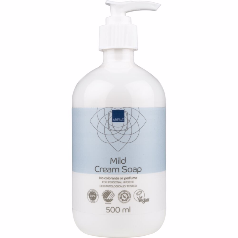 Cremesæbe flydende 500 ml, uden farve og parfume