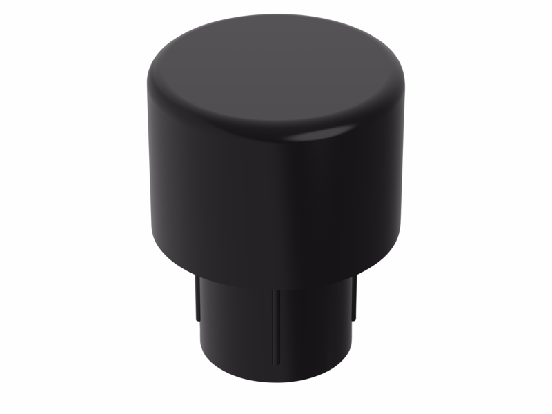 Gummianslag sort t/dørstop 7600/7601