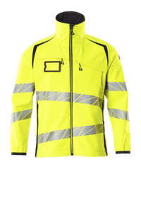 Mascot - Softshell jakke Hi-viz 19002 gul/sort