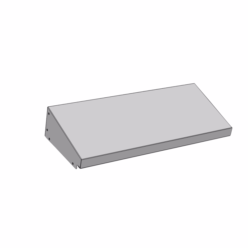 Tag postkasse 784 1-sektion Grå RAL7012S