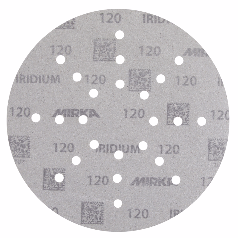 Sliberondel Iridium Ø225mm Grip 24H K150, pk à 25 stk