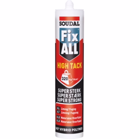 Soudal - Fix All, High Tack, Grå, 290ml