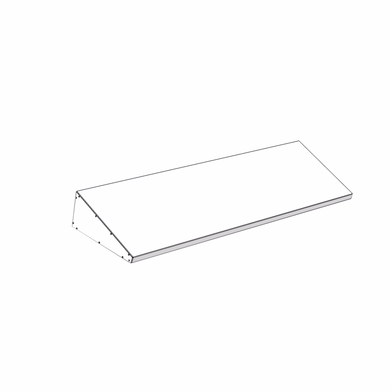 Tag postkasse 700/701 3-sektion Hvid RAL9016