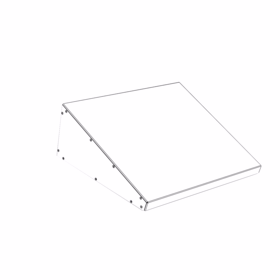 Renz - Tag postkasse 700/701 1-sektion Hvid RAL9016