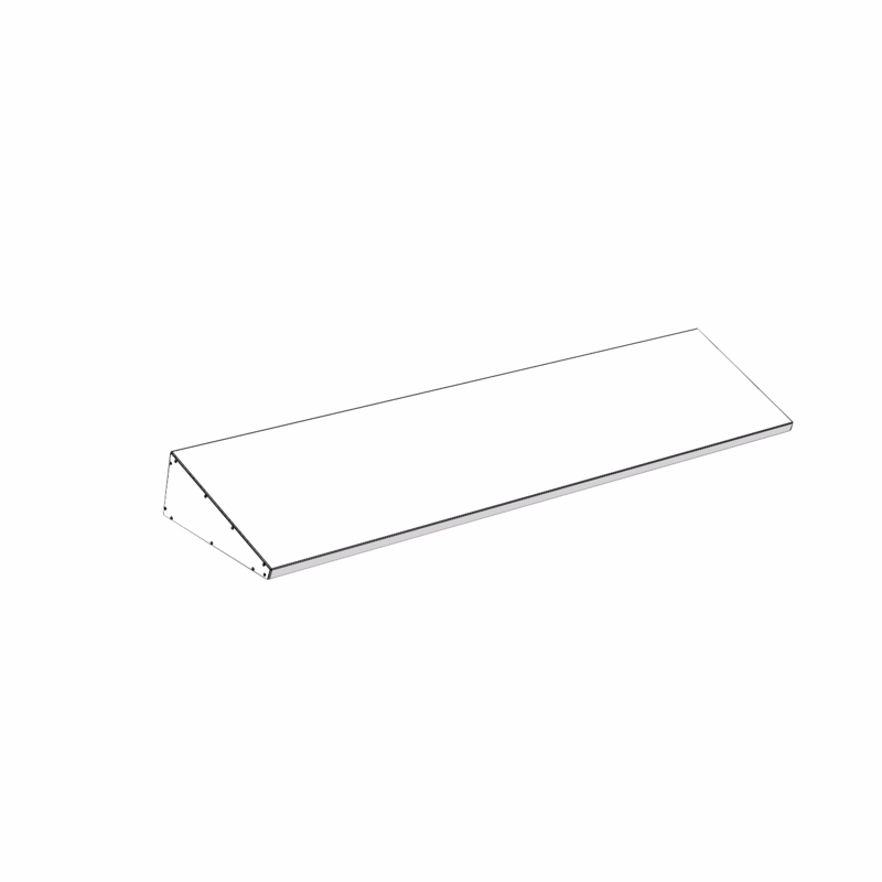 Tag postkasse 700/701 4-sektion Hvid RAL9016