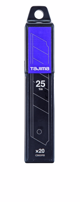 Knivblad CB65RB Razar 25 mm sort á 20 stk