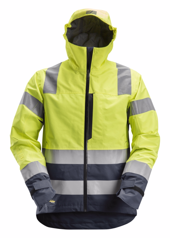 Skaljakke AllroundWork 1330 Hi-vis gul/navy, str. XS