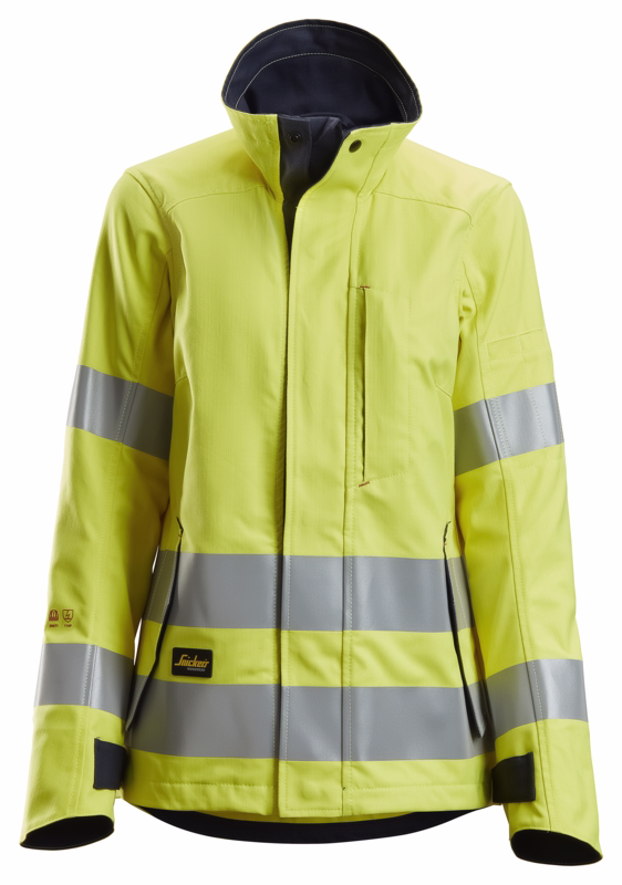 Arbejdsjakke 1567 Dame Hi-vis gul/navy, str. S