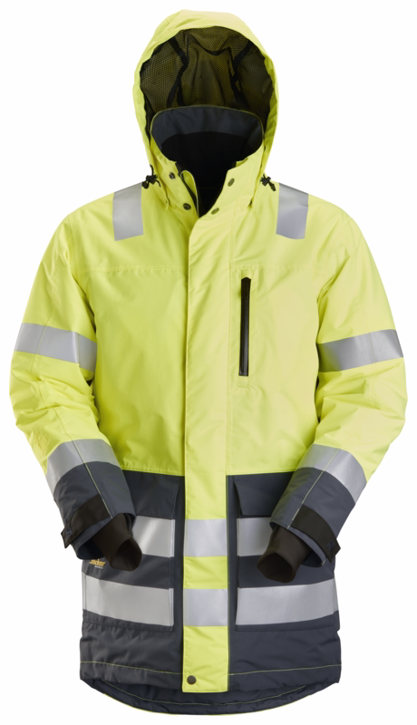 Vinterparka 1830 Hi-vis gul/koksgrå, str. 3XL