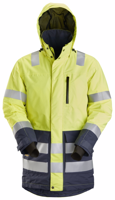 Vinterparka 1830 Hi-vis gul/navy, str. M
