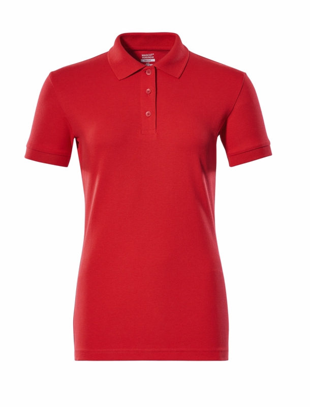 Poloshirt Dame 51588 signalrød, str. 2XL