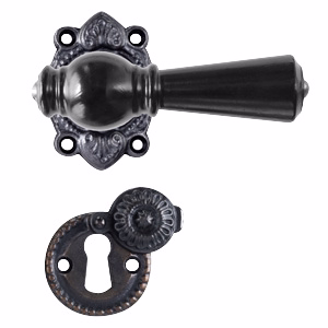 Dørgreb bøg sort Almue 670 m/sort roset 45x65 Østerbro