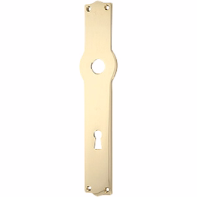   - Langskilte mess 209x31x3mm Ø45mm L22 nøglehul cc72mm