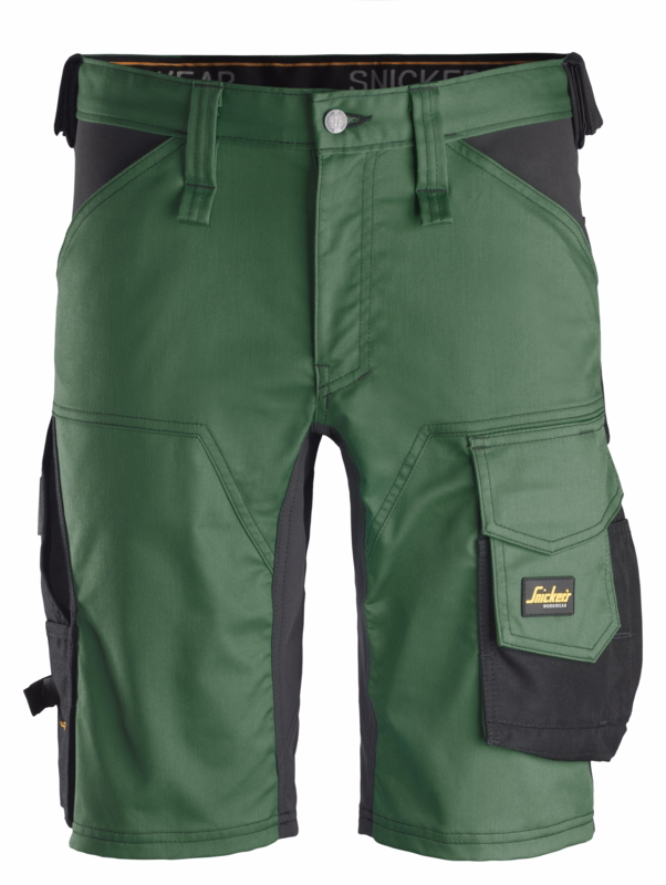 Arbejdsshorts 6143 skovgrøn/sort, str. 58