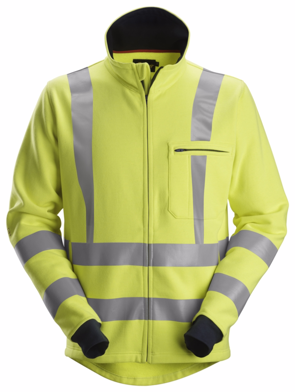 Sweatshirt 2864 Hi-vis gul/navy, str. XS