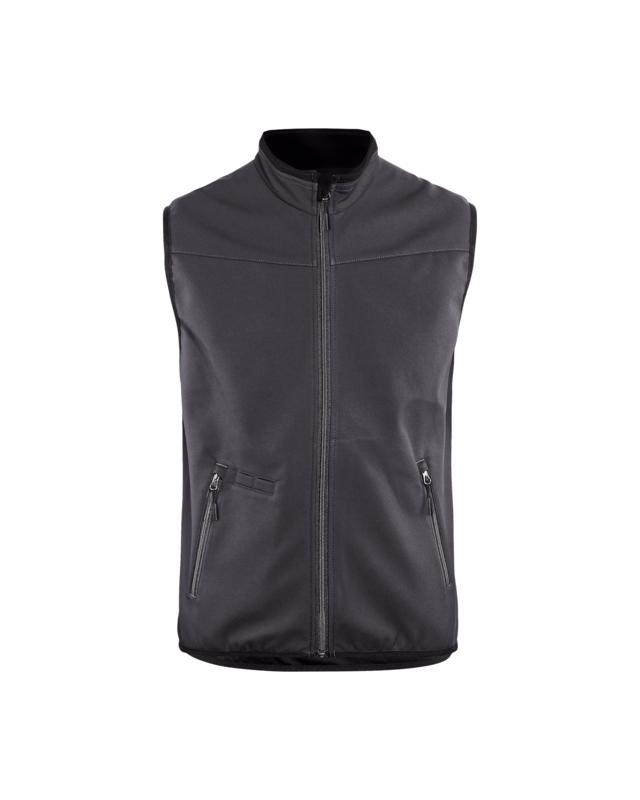 Softshell Vest 3850 mellemgrå/sort, str. XS