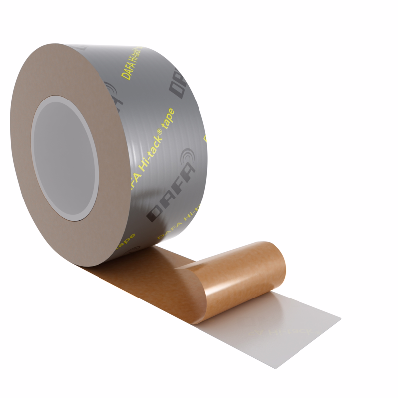 Dampspærretape Hi-Tack grå, 60 mm x 25 m