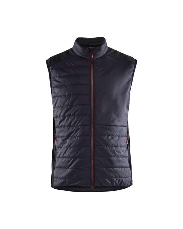 Vest 3863 sort/rød, str. XL