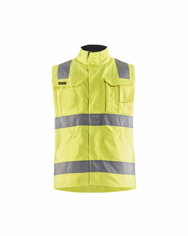 Arbejdsvest Hi-vis 8505 gul/marineblå, str. XL