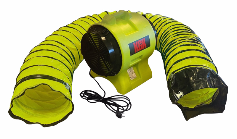 Ventilator Tyfon 3000 m/slange 7,6 mtr