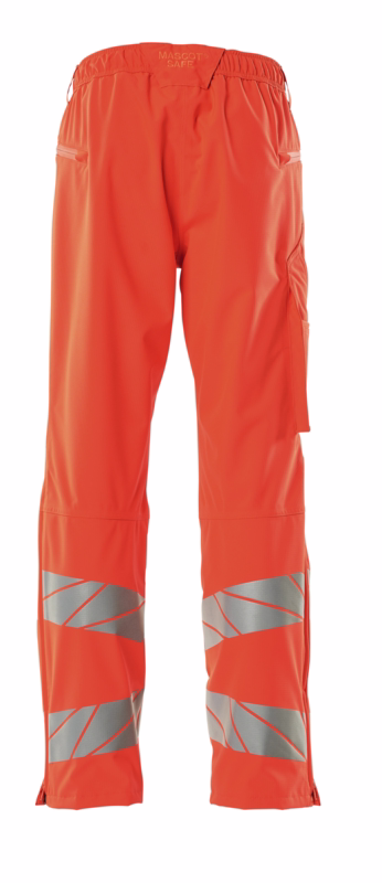 Overtræksbuks Hi-vis 19590 rød, str. 2XL